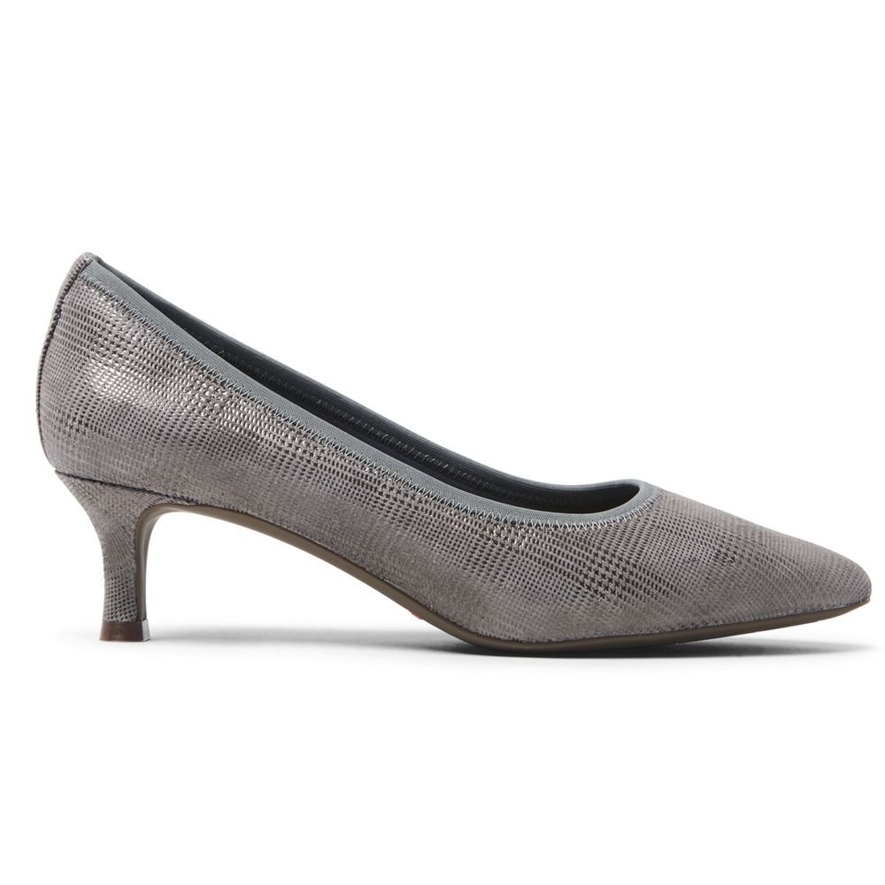 Rockport Total Motion Kaiya Heel - Womens Pumps - Grey - NZ (ZBV-576023)